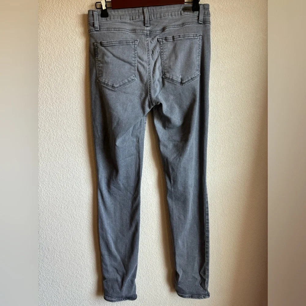 PAIGE Gray Verdugo Mid-Rise Ultra Skinny Jeans 30